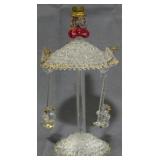Blown Glass Carousel 6.5"