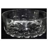 Vintage Glass Torte Bowl 4x10"
