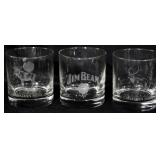 3 Whiskey Glasses 4"
