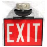 Electric Lighted EXIT Sign - 12 x 14