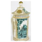 Porcelain 10" Lidded Jar