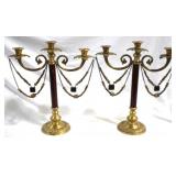 2 Candle Holders - 18 x 16