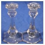 Vintage 7.75" tall candlesticks