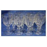 8 Libbey Gibraltar 6.5" water goblets