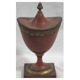 Decorative Urn, 13.5" tall