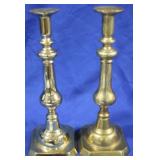 Pair Brass 12.5" Candlesticks