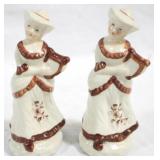 2 Ceramic Figurines 5.5"