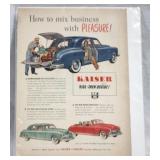 Kaiser Magazine Ad 8x11