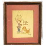Framed Needlepoint 14x12