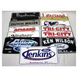 13 Metal Dealership License Plates