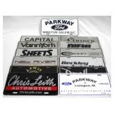 13 Metal Dealership License Plates