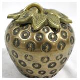 Brass Strawberry Box 3.5x4