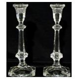 Pr Crystal Candleholders 10"