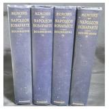4-Volume Set of Memoirs of Napolean Bonaparte