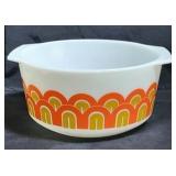 Vintage Pyrex Mod Fish Scale Arches Mixing Bowl