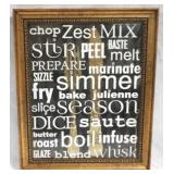 Framed print 11.5 x 9.5