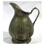 Metal Pitcher - 9" tall