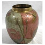 Brass Vase - 7" tall