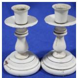 Pair 4.5" Candleholders
