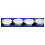 4 Porcelain Ramekin Dishes 4.5"