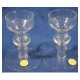 Pair Princess House 2 pc Hurricanes