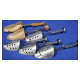 6 Wood and Metal Shoe Stretchers