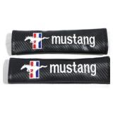 Two Ford Mustang Seatbelt Pads