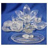 Assorted glassware