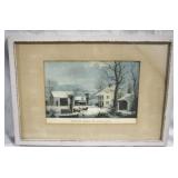 Winter Time At Jones Inn print, 16.5 x 23