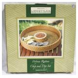Home Accents chip & dip set in box