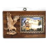 Native American Wall Plaque - 7 x 10.75