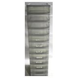 12-Drawer Plastic Storage Bin