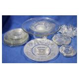 Assorted glassware
