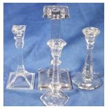 4 Vintage Candlesticks