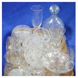 Assorted glassware