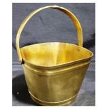 Small Brass Bucket - 5" tall