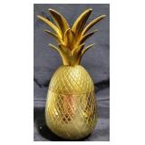 Brass Pineapple Trinket - 6.75"