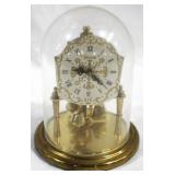 Diana Glass Dome Anniversary Clock 6.5"