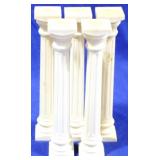5 Plastic Candle Stands 10.5"