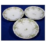 3 Austrian 8.5" round bowls