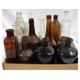 Tray Lot of Assorted Bottles