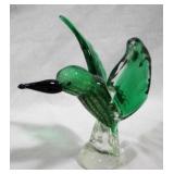 Murano Glass Hummingbird, 7.25