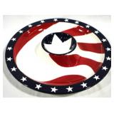 Century Chip & Dip "Stars & Stripes" Platter