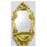 Wall Mirror with Shelf 22x11