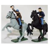 2 Vintage Civil War Miniatures by Britains 4"