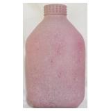 Large Pink Art Glass Vase 17.5"