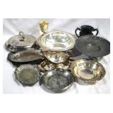 Lot of Assorted Silver Plated Items