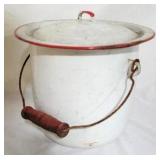 Enamelware Pot w/ lid