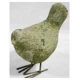 Concrete bird statue, 8"