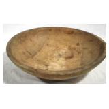 Wood Dough Bowl - 14.25 round